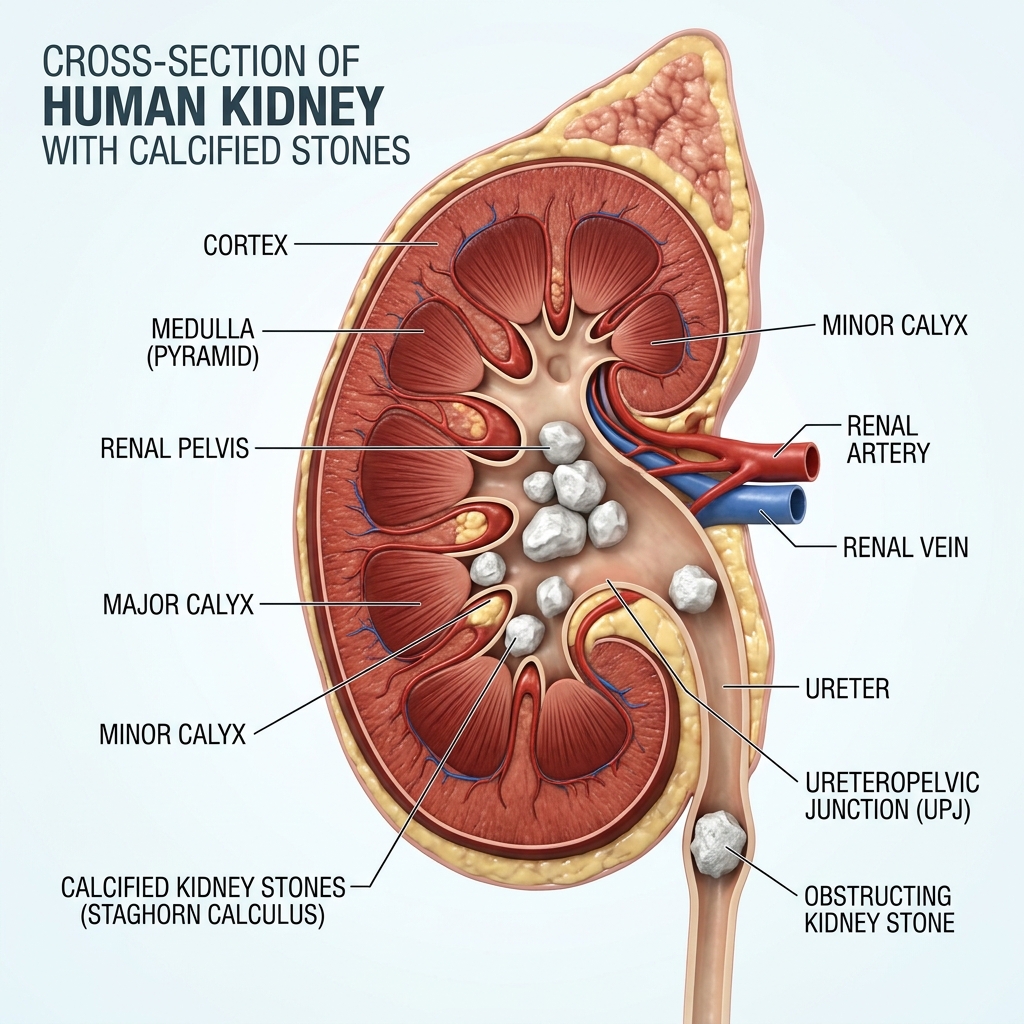 Renal Stone (Kidney Stone) — clinical reference photo